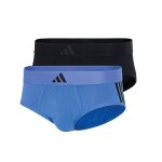 Lot de 2 slips homme active flex cotton 3 stripes adidas sport en coton multicolore