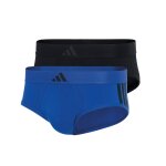 Lot de 2 slips homme active flex cotton 3 stripes adidasport bleu en coton