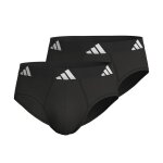Lot de 2 slips homme active flex cotton adidasport noir en coton