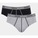 Lot de 2 slips homme noir te blanc