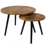 Lot de 2 tables gigogne felix