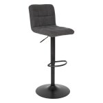 Lot de 2 tabourets de bar delek gris