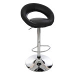 Lot de 2 tabourets de bar noirs