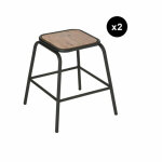 Lot de 2 tabourets edena Lot de 2 tabourets edena