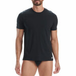 Lot de 2 tee - shirts col rond homme active flex coton 3 stripes adidas noir Lot de 2 tee - shirts col rond homme active flex coton 3 stripes adidas noir