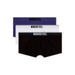 Lot de 3 boxers coton noir / blanc / bleu