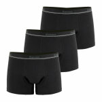 Lot de 3 boxers pour fuites urinaires homme srnit heritage noir en coton