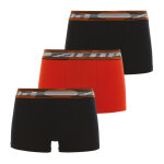 Lot de 3 boxers garçon sport stretch noir en coton Lot de 3 boxers garçon sport stretch noir en coton