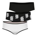 Lot de 3 boxers girl mode by athena fille multicolore en coton
