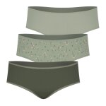 Lot de 3 boxers girl mode by athena fille vert en coton