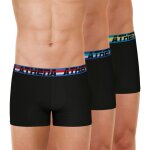 Lot de 3 boxers homme 720 stretch coton athena noir