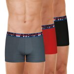 Lot de 3 boxers homme 720 stretch coton athena rouge Lot de 3 boxers homme 720 stretch coton athena rouge