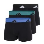 Lot de 3 boxers homme active flex cotton adidas sport en coton noir