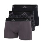 Lot de 3 boxers homme active flex cotton adidasport gris en coton Lot de 3 boxers homme active flex cotton adidasport gris en coton