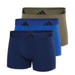 Lot de 3 boxers homme active flex cotton adidasport vert en coton Lot de 3 boxers homme active flex cotton adidasport vert en coton