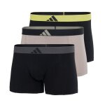 Lot de 3 boxers homme active flex cotton body adidasport noir en coton Lot de 3 boxers homme active flex cotton body adidasport noir en coton