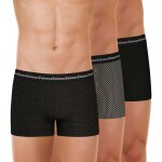 Lot de 3 boxers homme business print eminence multicolore en coton Lot de 3 boxers homme business print eminence multicolore en coton