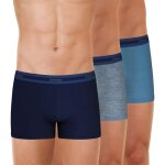 Lot de 3 boxers homme slection coton bio eminence bleu