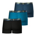 Lot de 3 boxers long homme - bleu