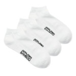 Lot de 3 chaussettes basses en viscose blanc basic orin