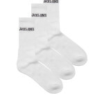 Lot de 3 chaussettes de sport en coton recyclé blanc greg Lot de 3 chaussettes de sport en coton recyclé blanc greg