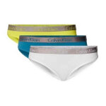 Lot de 3 culottes - multicolore calvin klein europe underwear en coton