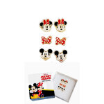 Lot de 3 paires de boucles d'oreilles fille disney
