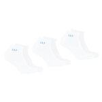 Lot de 3 paires de chaussettes basses homme - blanc en coton