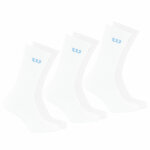 Lot de 3 paires de chaussettes mi - hautes homme essentiel wilson blanc en coton