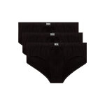 Lot de 3 slips coton noir