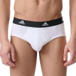 Lot de 3 slips homme active flex coton adidas blanc