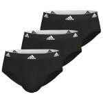 Lot de 3 slips homme active flex coton adidas noir Lot de 3 slips homme active flex coton adidas noir