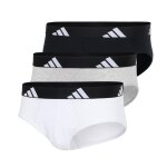Lot de 3 slips homme active flex cotton adidasport gris en coton