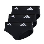 Lot de 3 slips homme active flex cotton adidasport noir en coton