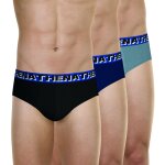 Lot de 3 slips homme athena multicolore en coton