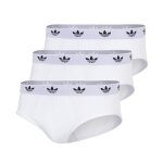 Lot de 3 slips homme comfort flex cotton adidas original blanc en coton Lot de 3 slips homme comfort flex cotton adidas original blanc en coton