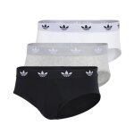 Lot de 3 slips homme comfort flex cotton adidas original gris en coton Lot de 3 slips homme comfort flex cotton adidas original gris en coton