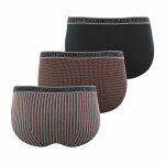 Lot de 3 slips homme tonic rouge en coton