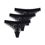 Lot de 3 strings - dorina noirs