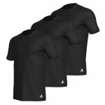 Lot de 3 tee - shirts col rond homme active core coton adidas noir Lot de 3 tee - shirts col rond homme active core coton adidas noir
