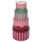 Lot de 4 botes cherie rouge