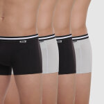 Lot de 4 boxers dim multicolore noir en coton Lot de 4 boxers dim multicolore noir en coton