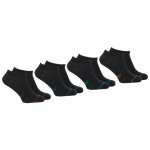 Lot de 4 paires de socquettes - noir en coton