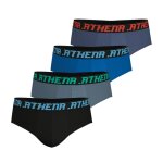 Lot de 4 slips homme my petits prix athena multicolore en coton
