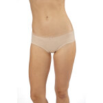 Lot de 5 culottes dorina noire / beige / ivoire / beige / noire en coton bio