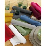 Lot de 6 serviettes cerise 45 x 45 cm - uni