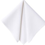 Lot de 6 serviettes de table serv. lona - blanc
