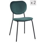 Lot de chaises suzuka avec son design scandinave vert