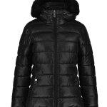 Lutha blouson style duvet noir brillant Lutha blouson style duvet noir brillant