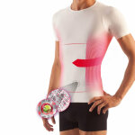 Lytess - t - shirt minceur gainant homme blanc
